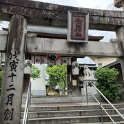 山笠で有名な櫛田神社