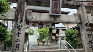 山笠で有名な櫛田神社
