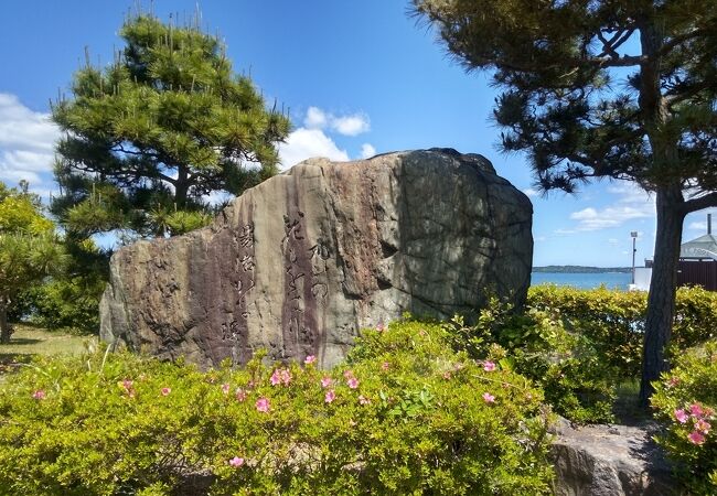 島田渓水の句碑