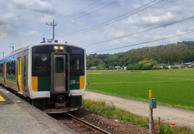 上総亀山駅まで乗車しました