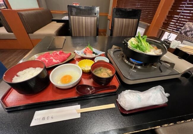 ちょっと贅沢にすき焼き御膳ランチ！