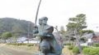 錦帯橋を渡って右側にちょっと