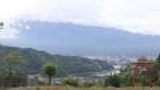 河口浅間神社 遥拝所 天空の鳥居