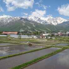坂の上からの眺め