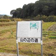 日本最古の道の一つといわれる山の辺の道