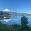 天然温泉からの富士山が良かったです