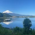 天然温泉からの富士山が良かったです