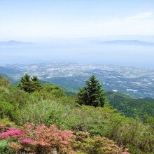 熊本方面から宇土半島方面の眺め