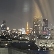 部屋から見えた東京タワー