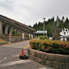 白崎公園内は山の中の雰囲気