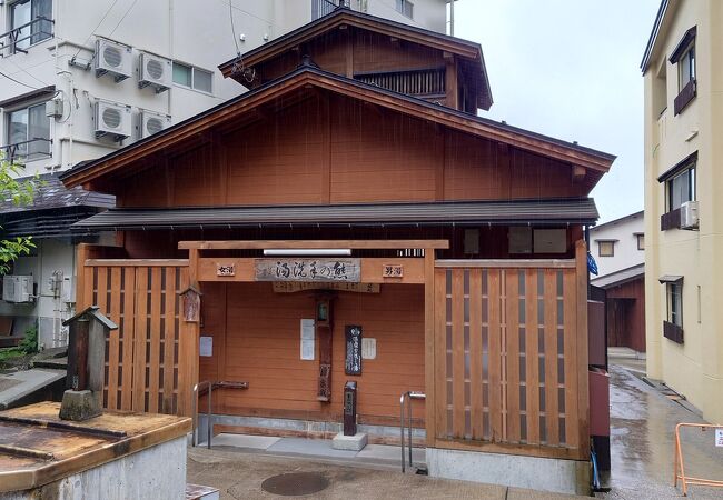 野沢温泉の中でも温度が一番低い入りやすい外湯