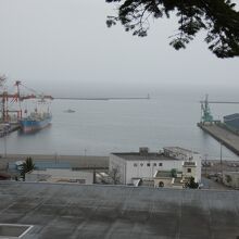 水天宮境内からの景観