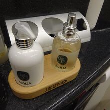 飛行機内のアメニティ