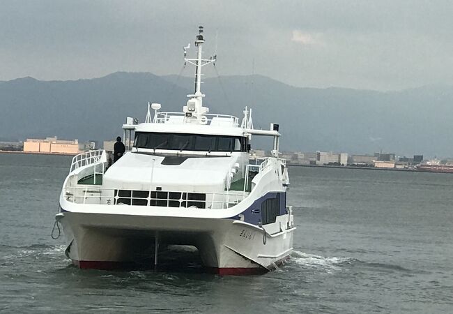 海の中道から博多港まで利用