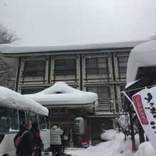 大雪が降ってました