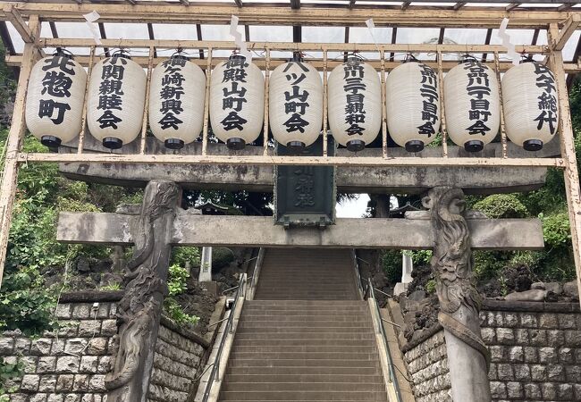 品川富士 @品川神社