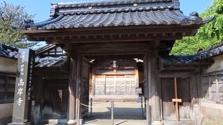 前田利家の正室まつの実家・高畠家の菩提寺