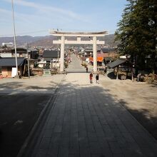 北参道の鳥居