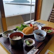 鯵フライ定食頂きました。