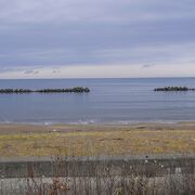 波が静かで遠浅の砂浜