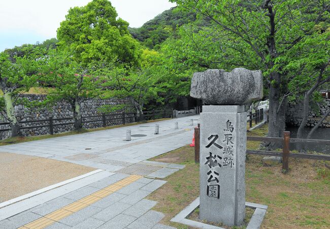 石垣の景観が素晴らしい