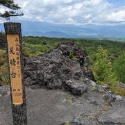 溶岩だらけの岩にお花が沢山（＾＾）