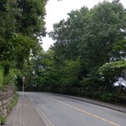 嵯峨野北部を横断する車道でした。