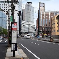 ホテルから名古屋駅が見える。とても便利。