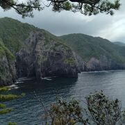 青海島を見るなら観光船が一番ですが・・