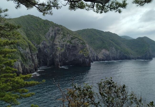 青海島を見るなら観光船が一番ですが・・