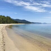 海水浴の時期じゃなくても散策が楽しい