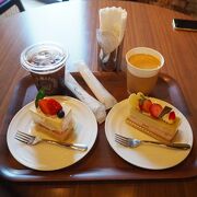 ケーキセットがコスパ高くて、美味しい