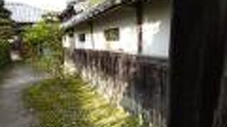 こぢんまりとした武家屋敷でした