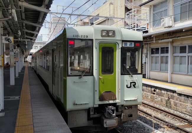 千曲川の見える路線