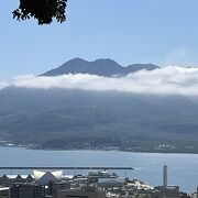 桜島が見える