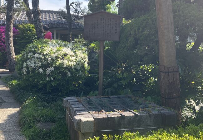 ひっそりとたたずむ勉学の井戸