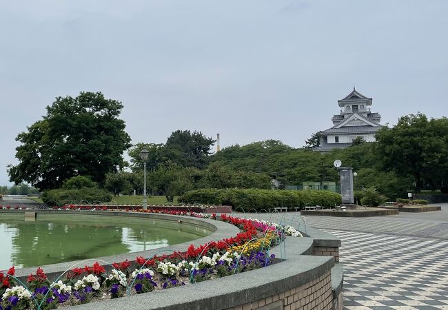 長浜城跡の美しい公園