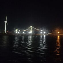 白鳥大橋の夜景