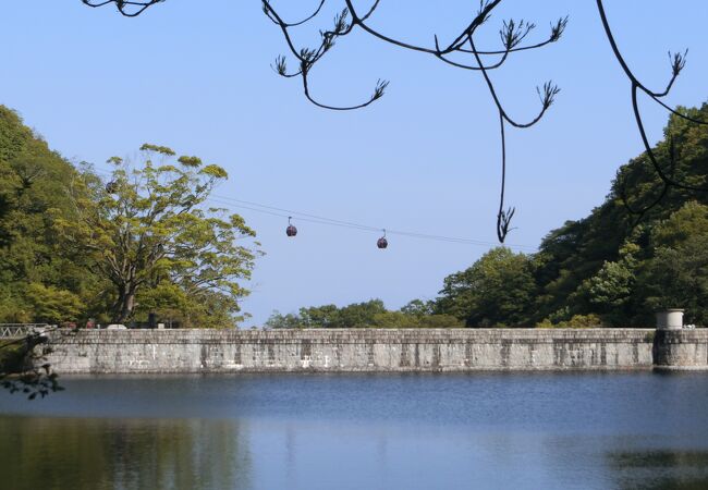 布引ハーブ園からハイキングで下りながら寄りました。