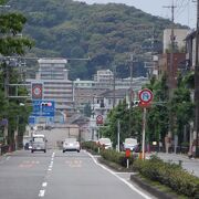 京都市内東北部を縦断する車道でした。