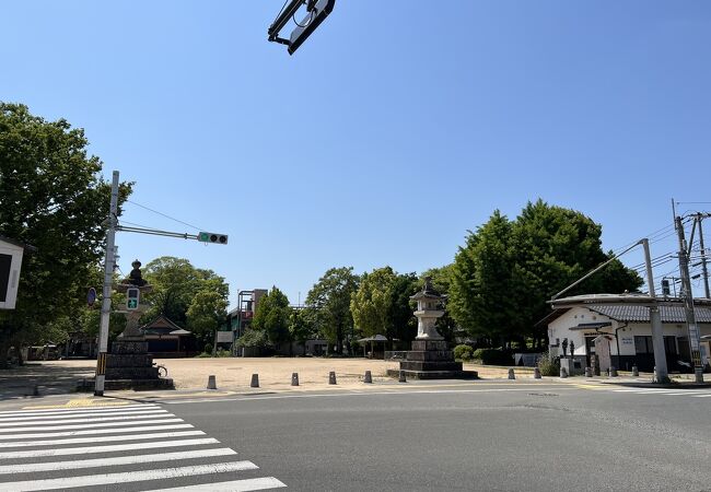 とても広い公園です。