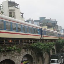 停車中の列車