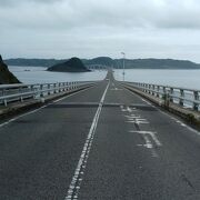 角島に渡る美しいブリッジ