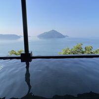 ここまで絶景の露天風呂があるだろうかと思いました。