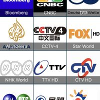 QRコードからのTVチャンネル、部屋にはTVリモコンも有り。