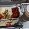 タイ（ドンムアン）→モルディブ（マレ）FD175。　機内が寒くなくて機内食が美味しい