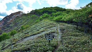 登別温泉の近く　日和山