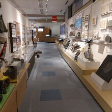 博物館内の展示。