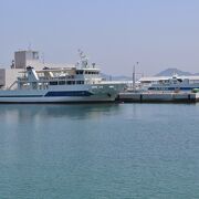 九州本土の神湊と大島を結ぶ宗像市営の渡船