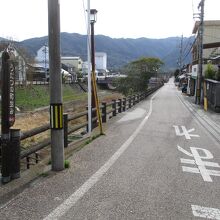 大谷川の柳並木